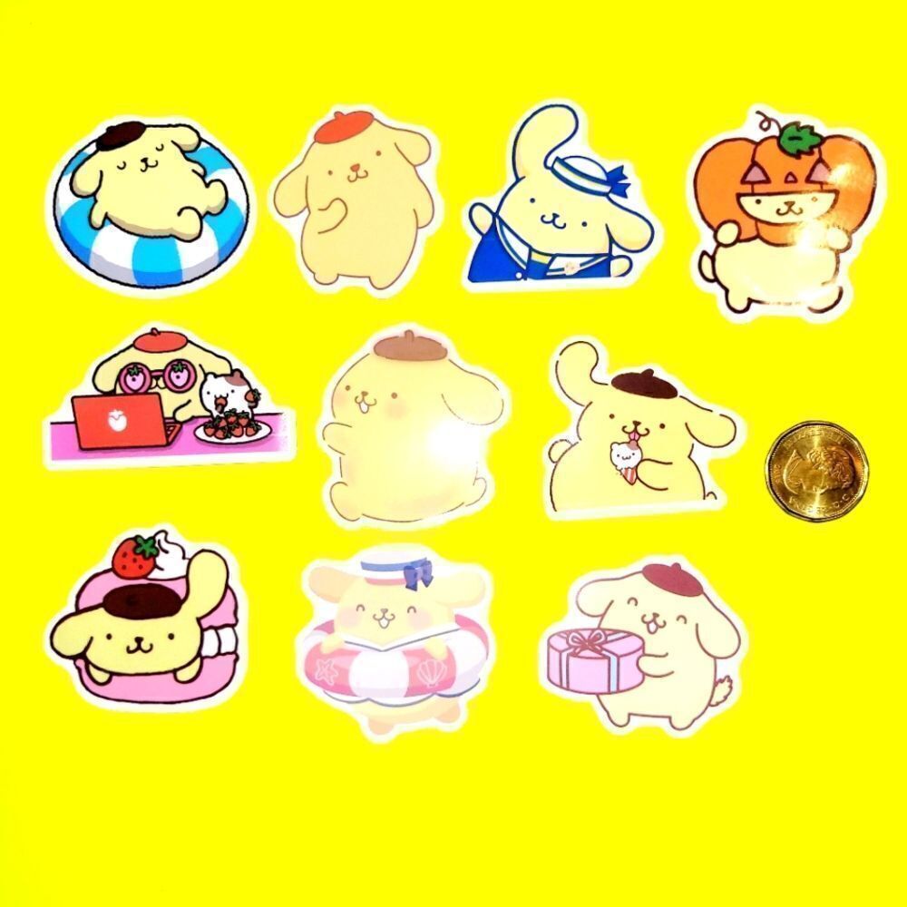 3/$20 Brand New 10x Pompompurin Waterproof Stickers